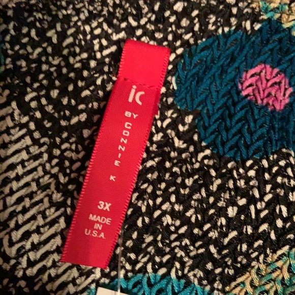 16. IC By Connie K Asymmetrical Jacket in Teal - Picture 12 of 16